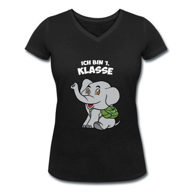 Einschulung T-Shirt - Schulanfang Schulkind 2021 Elefant 1. Klasse