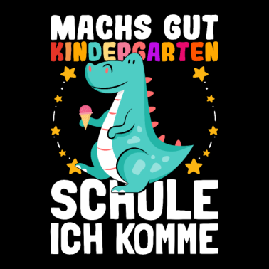 Motiv Schulanfang Dinosaurier Spruch