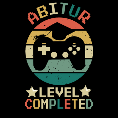 Motiv Abitur Gamer Abschluss Schule Abi Geschenk