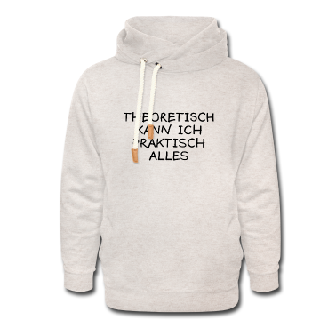 Abi Abschluss Hoodie - Theoretisch Praktisch Lustiger Spruch Uni Geschenk