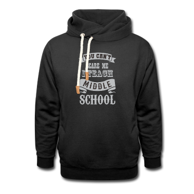 Abi Abschluss Hoodie - You Can't Scare Me I Teach Middle School Teacher D