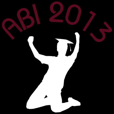 Motiv Abi Abschluss mit Jubel