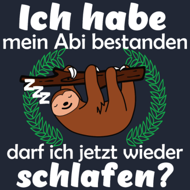 Motiv Abitur 2021 Abi 2021 Abschluss Faultier