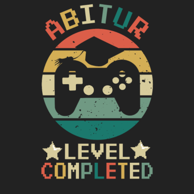 Motiv Abitur Gamer Abschluss Schule Abi Geschenk