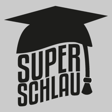 Motiv Superschlau Abi Abschluss Abitur Master Bachelor