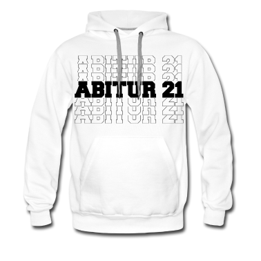 Abi Abschluss Hoodie - ABITUR 21 - ABI 2021 - ABSCHLUSS - ABISHIRT