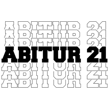 Motiv ABITUR 21 - ABI 2021 - ABSCHLUSS - ABISHIRT
