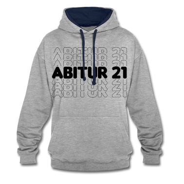 Abi Abschluss Hoodie - ABITUR 21 - ABI 2021 - ABSCHLUSS - ABISHIRT