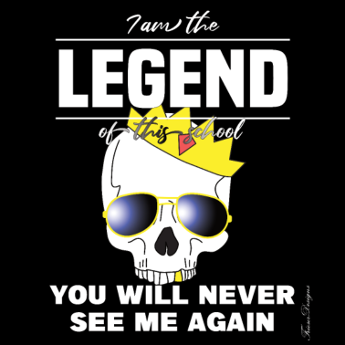 Motiv Schulabschluss ABI Abschluss Abgänger eine Legende