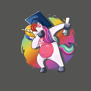 Motiv Abschluss Abi 2021 Dabbing Einhorn Geschenk