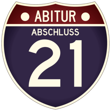 Motiv ABITUR 21 - ABSCHLUSS - SCHULABGÄNGER - ABI 2021