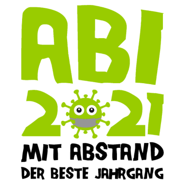 Motiv Abi 2021 - Abitur Gymnasium Abschluss Mit Abstand