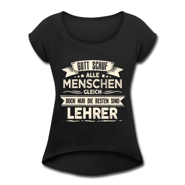 Abi Abschluss T-Shirt - Gott schuf Lehrer besser Lehrerin