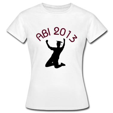 Abi Abschluss T-Shirt - Abi Abschluss mit Jubel