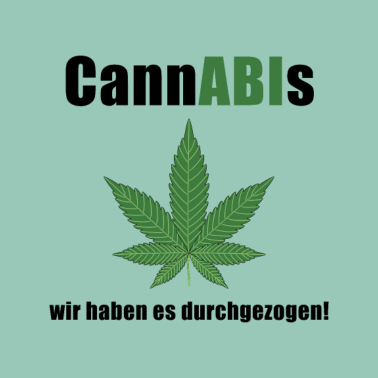Motiv Cannabis wir haben es durchgezogen Abi Abschluss
