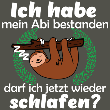 Motiv Abitur 2021 Abi 2021 Abschluss Faultier