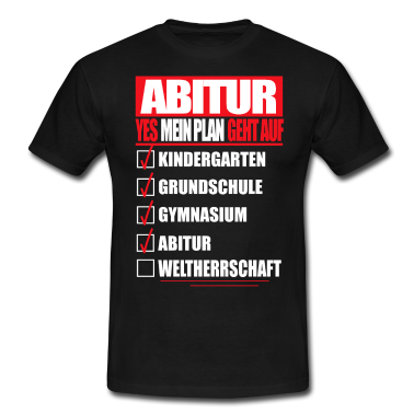 Abi Abschluss T-Shirt - Abitur Geschenk Abi ABSCHLUSS Schulabschluss Shirt