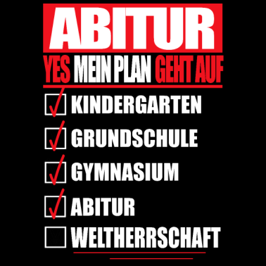 Motiv Abitur Geschenk Abi ABSCHLUSS Schulabschluss Shirt