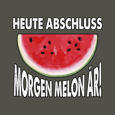 Motiv Melone Melonär Spruch Abschluss Abi Feier Sommer