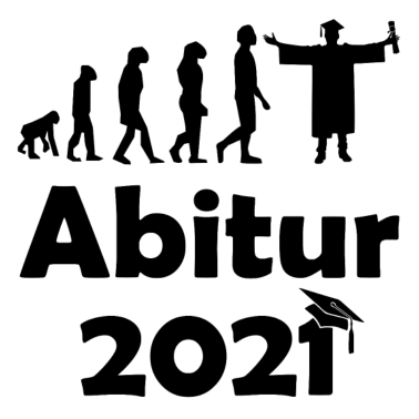 Motiv Abi 2021 - Abitur - Gymnasium - Abschluss