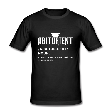 Abi Abschluss T-Shirt - Abitur Abi Gymnasium Abschluss Abiturient