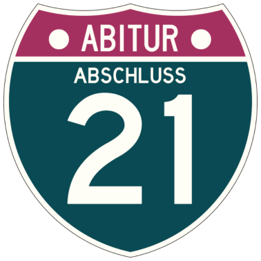 Motiv ABITUR 21 - ABSCHLUSS - SCHULABGÄNGER - ABI 2021