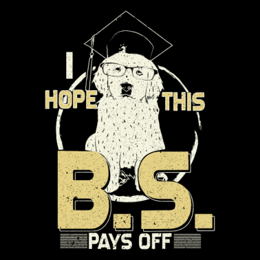 Motiv Hund Schulabschluss