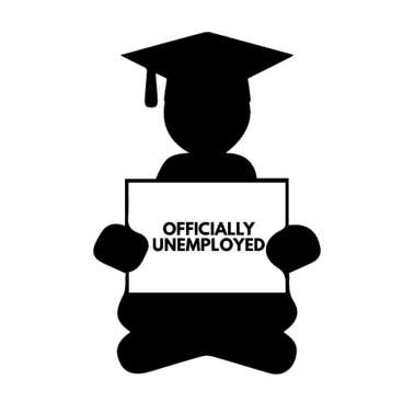 Motiv Abitur / Schulabschluss: Officially Unemployed