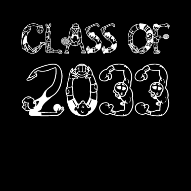 Motiv Klasse von 2033 Schulabschluss