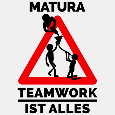 Motiv Team Matura Maturant Maturafeier Schulabschluss