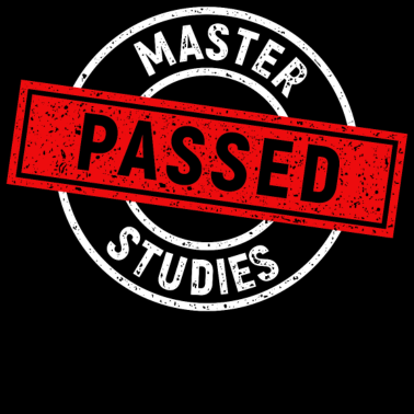 Motiv Master Schulabschluss Diplom Prüfung Geschafft