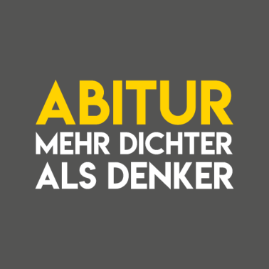 Motiv Abitur Dichter Denker Schulabschluss Gymnasium