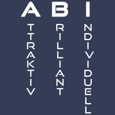 Motiv Abi - Abitur - stolzer Abiturient - Schulabschluss