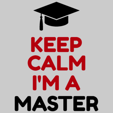 Motiv Keep Calm Spruch Master Schulabschluss Bestanden