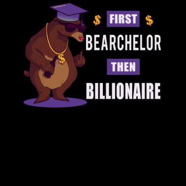 Motiv Bachelor BEARCHELOR ABSCHLUSS Schulabschluss Bär