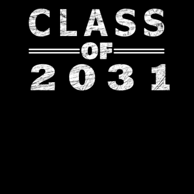Motiv CLASS OF 2031 Schule Schulbeginn Schulabschluss