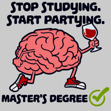 Motiv Master Diplom Uni Schulabschluss Prüfung Bestanden