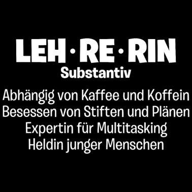 Motiv Lehrerin Substantiv Expertin, Heldin