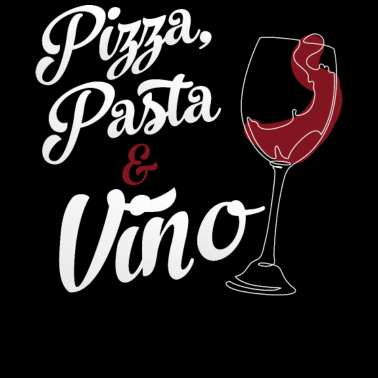 Motiv Neuheit Pizza Wein Spaghetti Enthusiasten