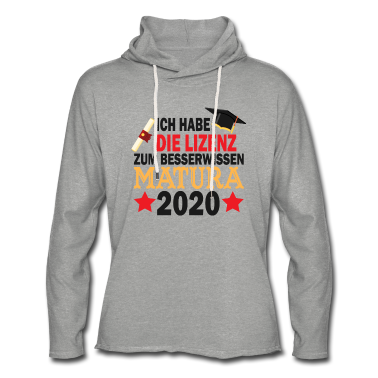 Schulabschluss Hoodie - Matura Lizenz Spruch Abitur Geschenk