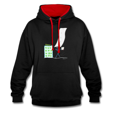 Schulabschluss Hoodie - Schulabschluss Strichmännnchen, Studenten Studium