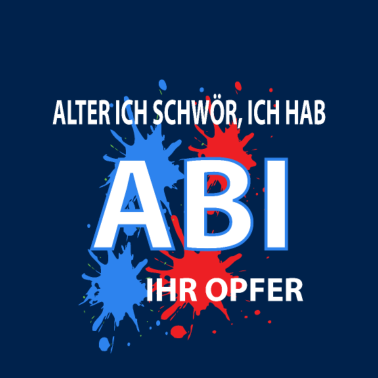 Motiv ABI Abitur Schulabschluss