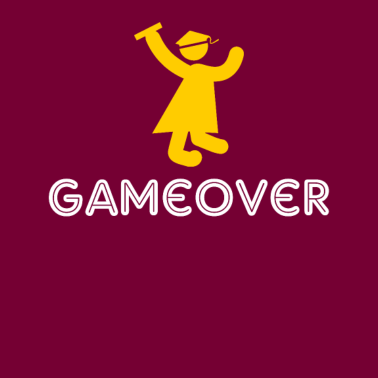 Motiv Schulabschluss Game Over