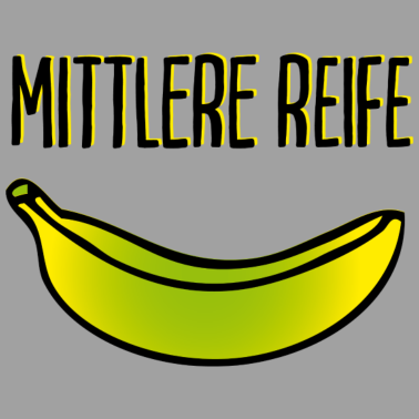 Motiv Mittlere Reife Schulabschluss Banane