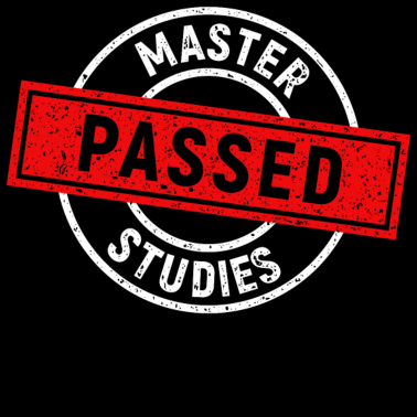 Motiv Master Schulabschluss Diplom Prüfung Geschafft