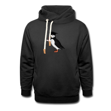Schulabschluss Hoodie - Papageitaucher Vogel Schulabschluss Abitur