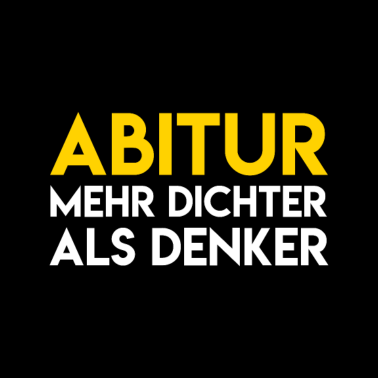 Motiv Abitur Dichter Denker Schulabschluss Gymnasium