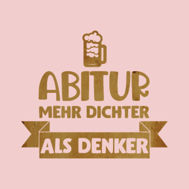 Motiv Abitur Dichter Denker Schulabschluss Geschenk