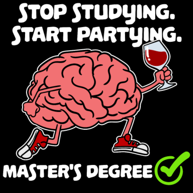 Motiv Master Schulabschluss Diplom Spruch Lustig Uni