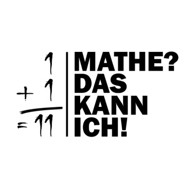 Motiv MATHE KANN ICH 1+1 Abi Abitur Abschluss Schule